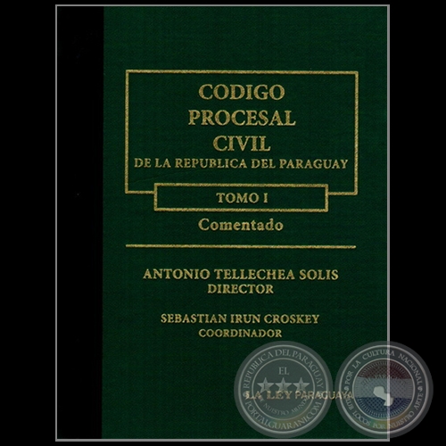 CDIGO PROCESAL CIVIL DE LA REPBLICA DEL PARAGUAY - TOMO I - Coordinador: SEBASTIN IRN CROSKEY - Ao 2012